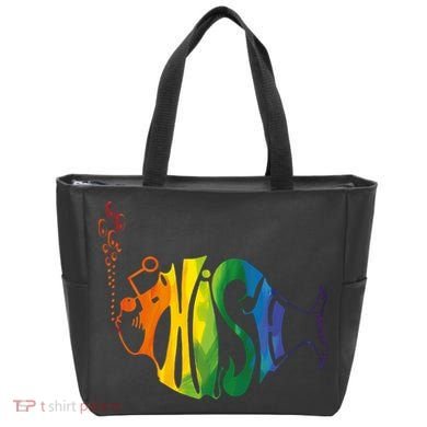 Rainbow Color Fish Cool Tote Bag