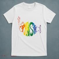 Rainbow Color Fish Cool T-Shirt thumb 5