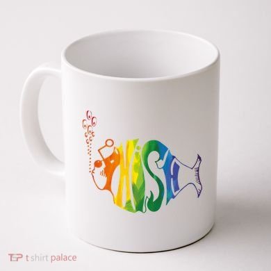 Rainbow Color Fish Cool Coffee Mug