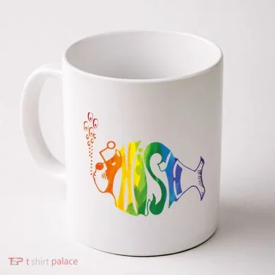 Rainbow Color Fish Cool Coffee Mug