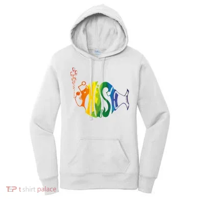 Rainbow Color Fish Cool Women's Hoodie
