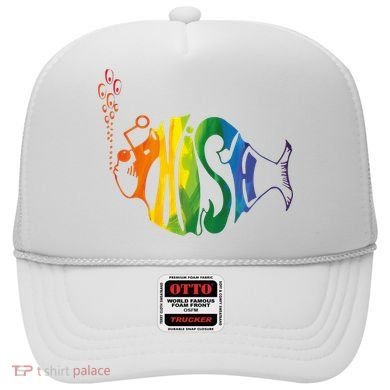 Rainbow Color Fish Cool Hat
