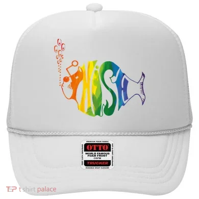 Rainbow Color Fish Cool Hat