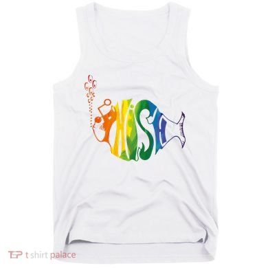 Rainbow Color Fish Cool Tank Top