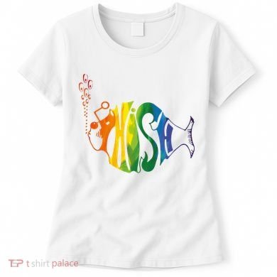 Rainbow Color Fish Cool Women's T-Shirt