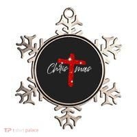 Retro Christmas Faith Cross Xmas Jesus Christmas Ornament thumb 0