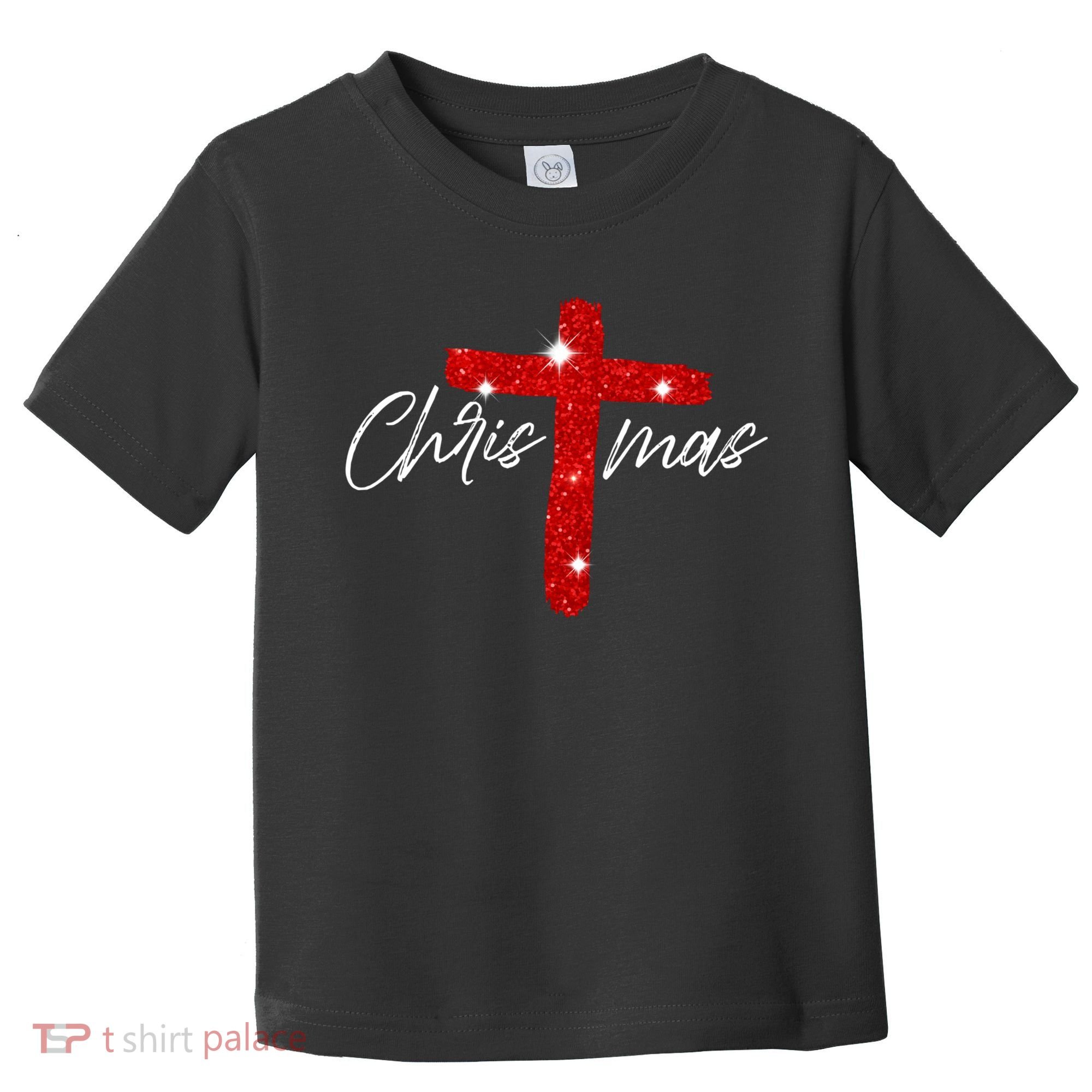 Retro Christmas Faith Cross Xmas Jesus Christmas Toddler T-Shirt