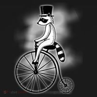 Raccon Circus Funny Fancy Raccon Doggie Tank thumb 4