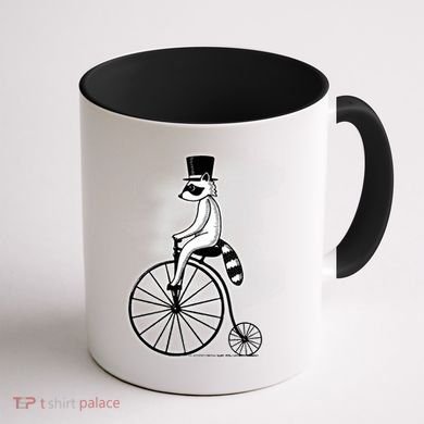 Raccon Circus Funny Fancy Raccon Coffee Mug back