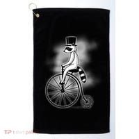 Raccon Circus Funny Fancy Raccon Golf Towel thumb 0