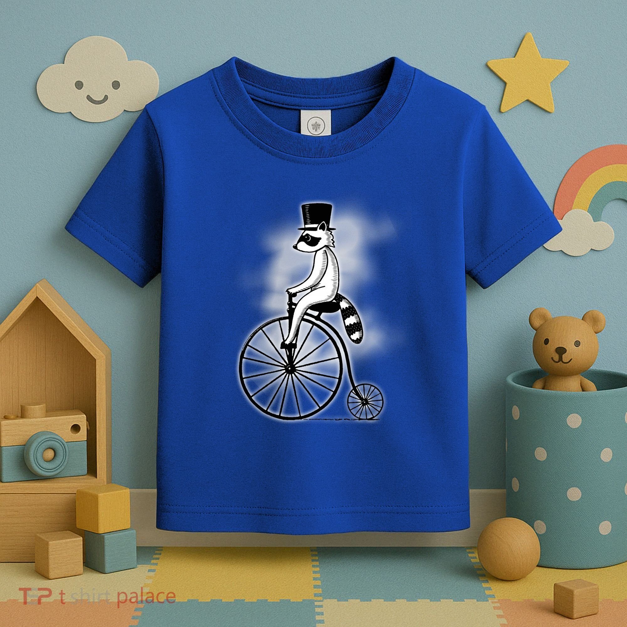 Raccon Circus Funny Fancy Raccon Toddler T-Shirt