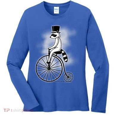 Raccon Circus Funny Fancy Raccon Women's Long Sleeve Shirt