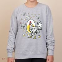 Roseanne Chicken Funny Roseanne Rooster And Egg Women's Sweatshirt thumb 0