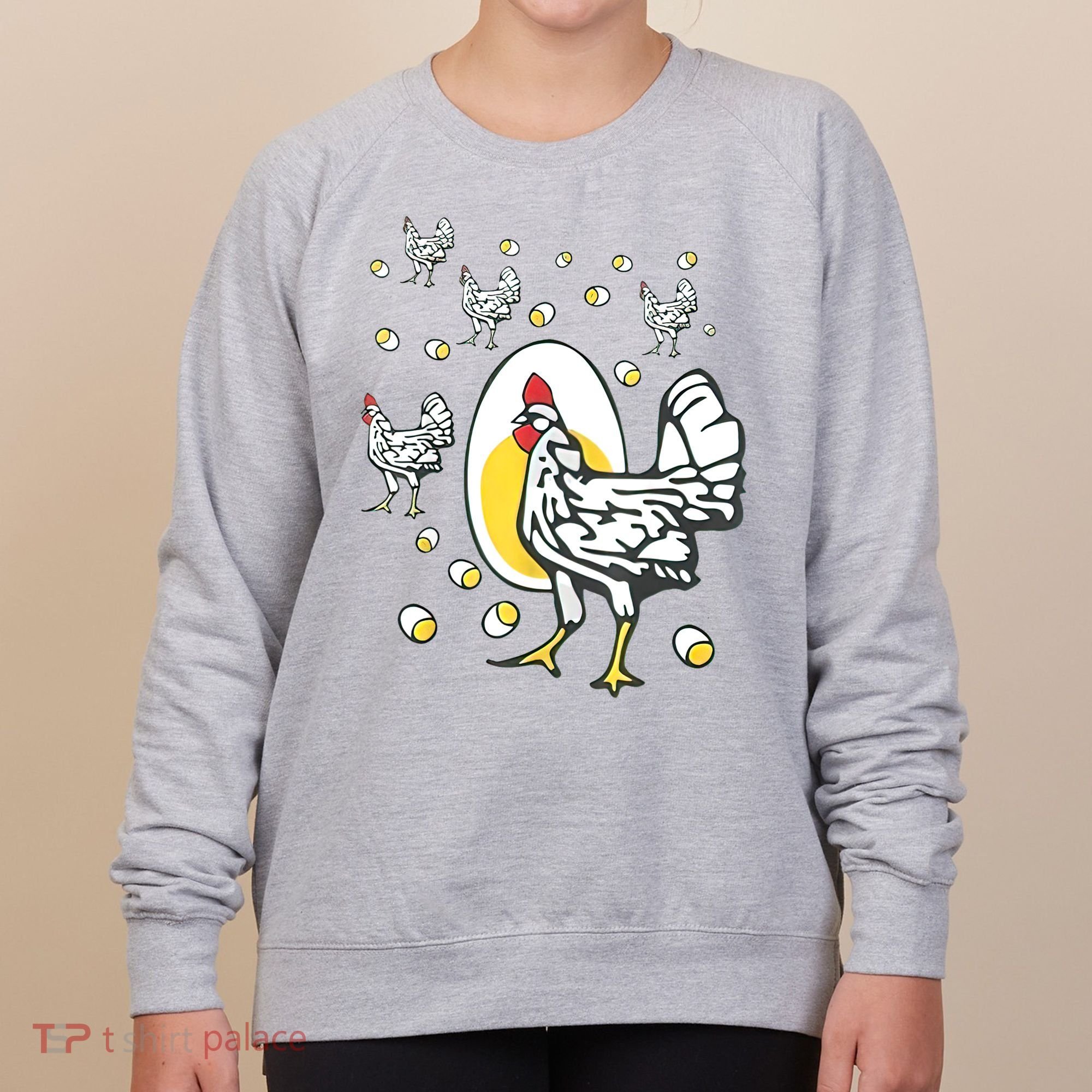 Roseanne Chicken Funny Roseanne Rooster And Egg Women's Sweatshirt