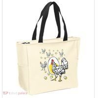 Roseanne Chicken Funny Roseanne Rooster And Egg Tote Bag thumb 2