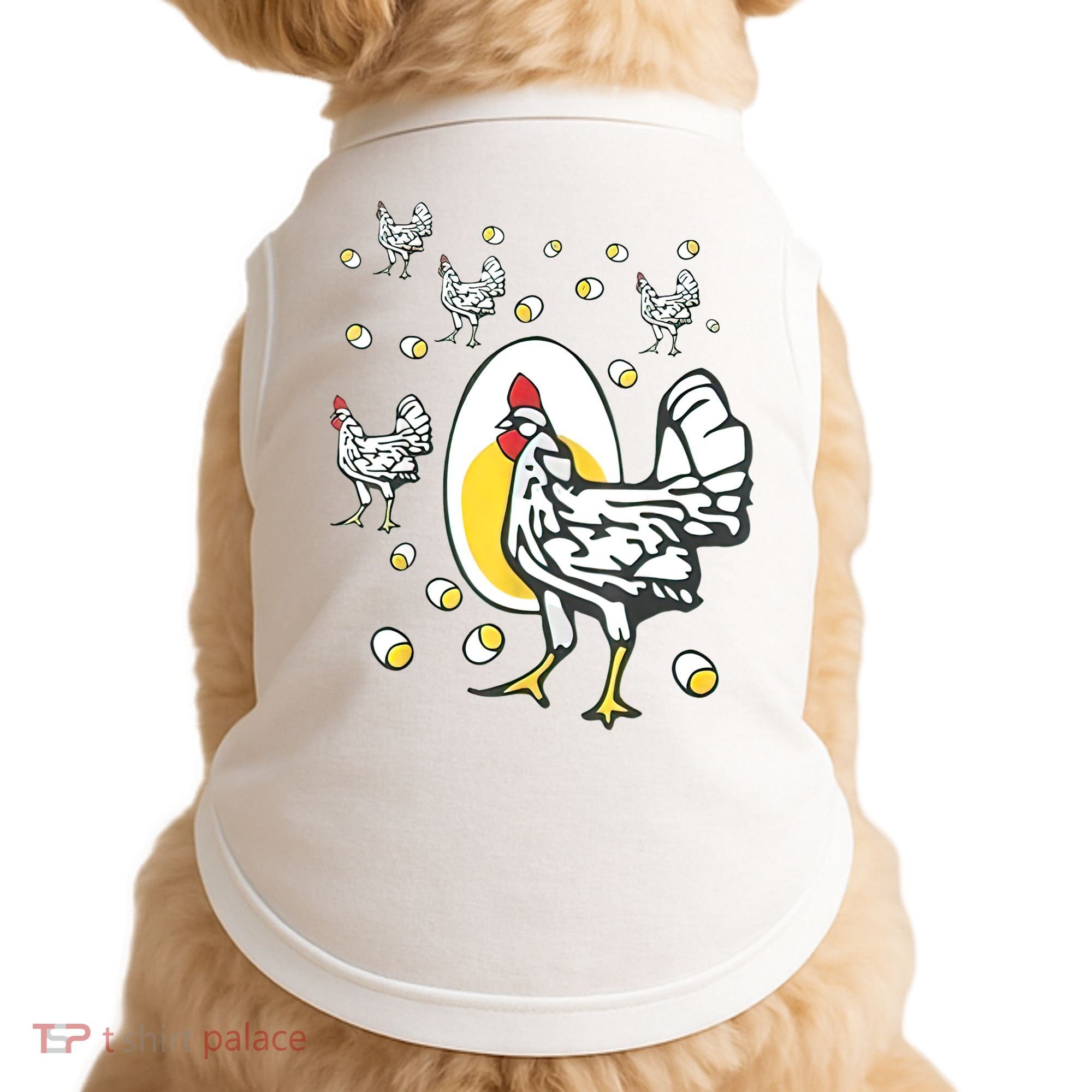 Roseanne Chicken Funny Roseanne Rooster And Egg Doggie Tank
