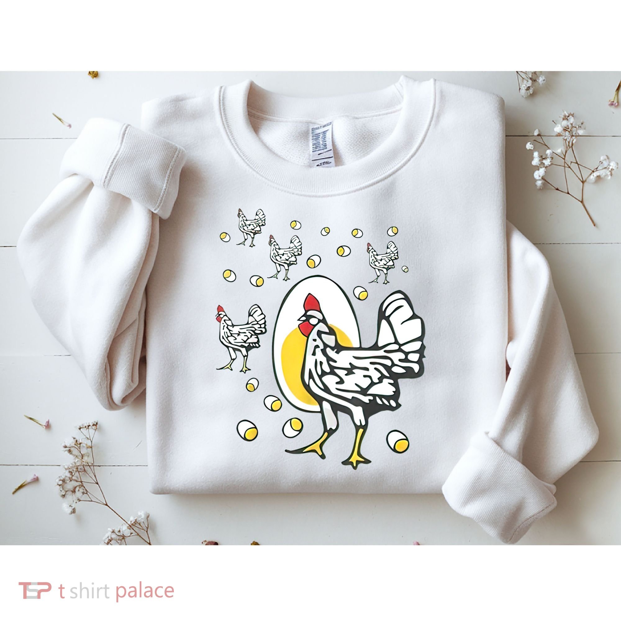 Roseanne Chicken Funny Roseanne Rooster And Egg Sweatshirt