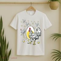 Roseanne Chicken Funny Roseanne Rooster And Egg T-Shirt thumb 2