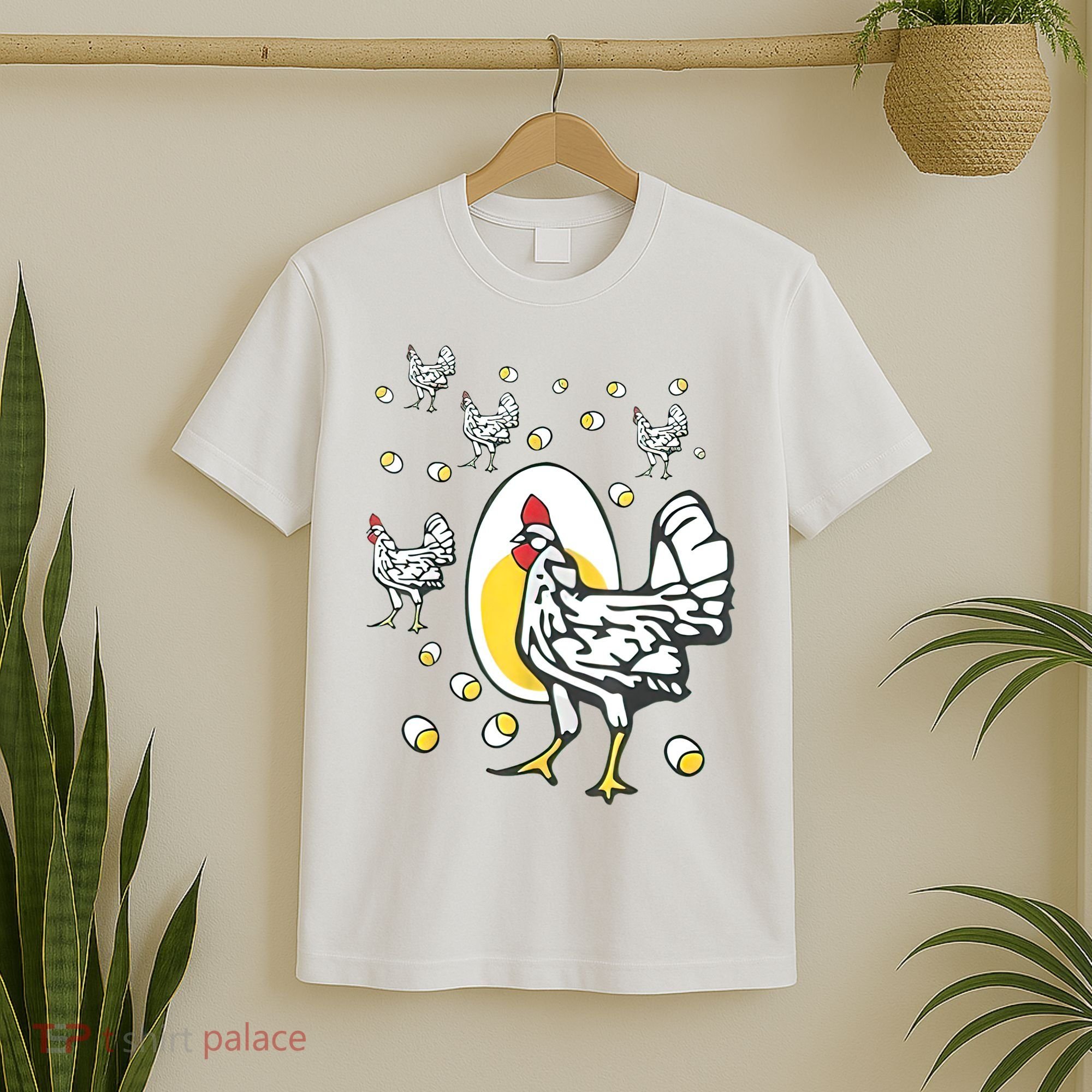 Roseanne Chicken Funny Roseanne Rooster And Egg T-Shirt
