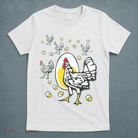 Roseanne Chicken Funny Roseanne Rooster And Egg T-Shirt thumb 5