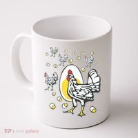 Roseanne Chicken Funny Roseanne Rooster And Egg Coffee Mug thumb 0