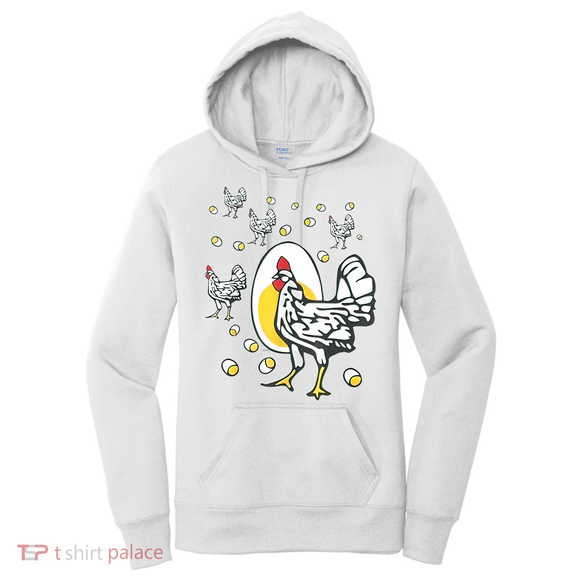 Roseanne Chicken Funny Roseanne Rooster And Egg Women's Hoodie