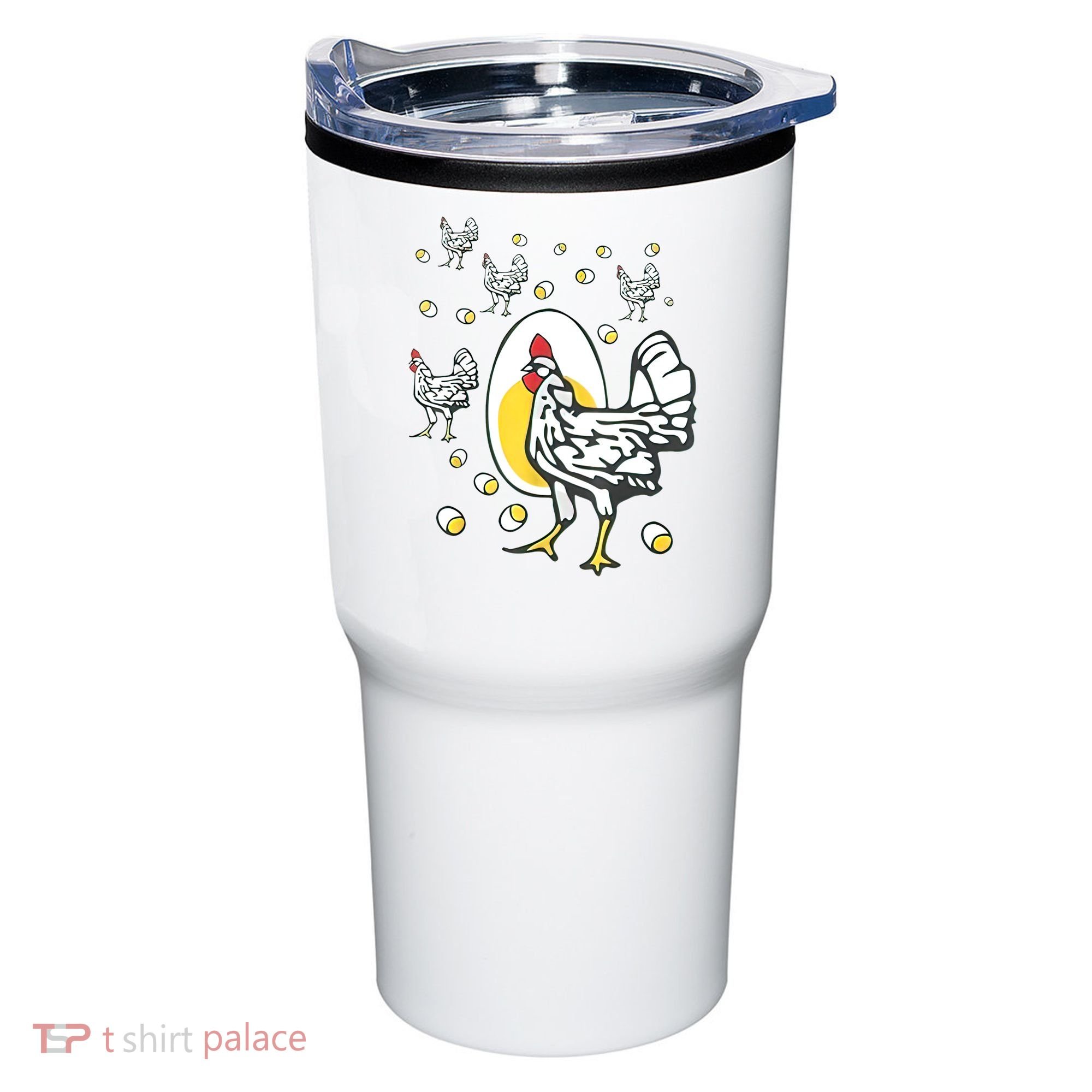 Roseanne Chicken Funny Roseanne Rooster And Egg Tumbler