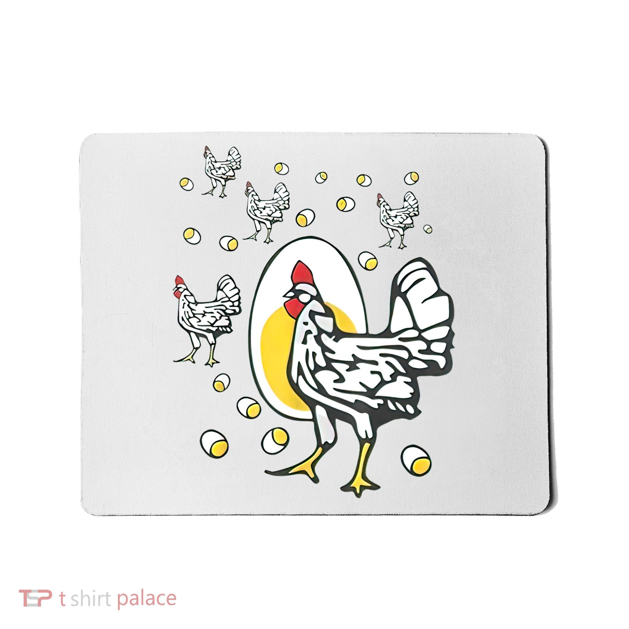 Roseanne Chicken Funny Roseanne Rooster And Egg Mousepad