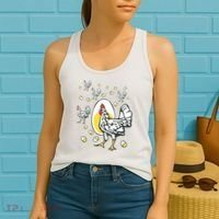 Roseanne Chicken Funny Roseanne Rooster And Egg Women's Tank Top thumb 2
