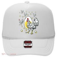 Roseanne Chicken Funny Roseanne Rooster And Egg Hat thumb 0