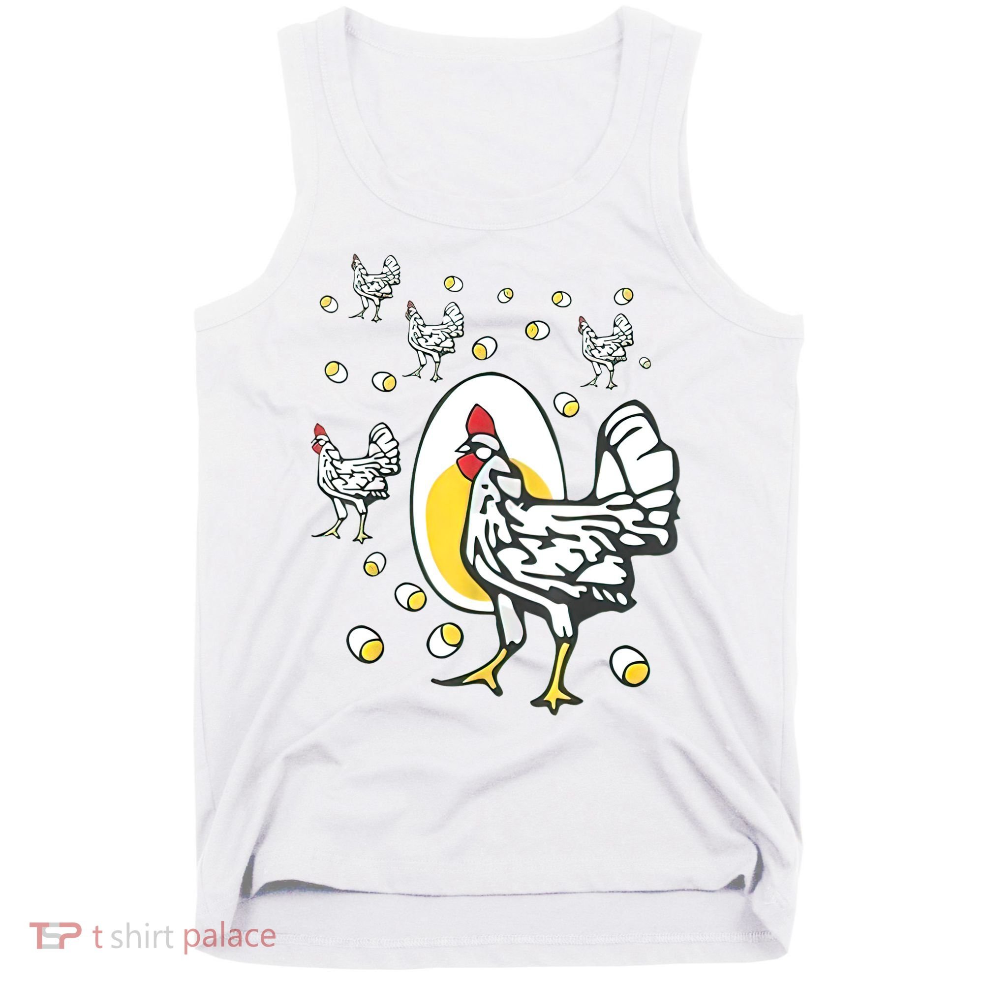 Roseanne Chicken Funny Roseanne Rooster And Egg Tank Top