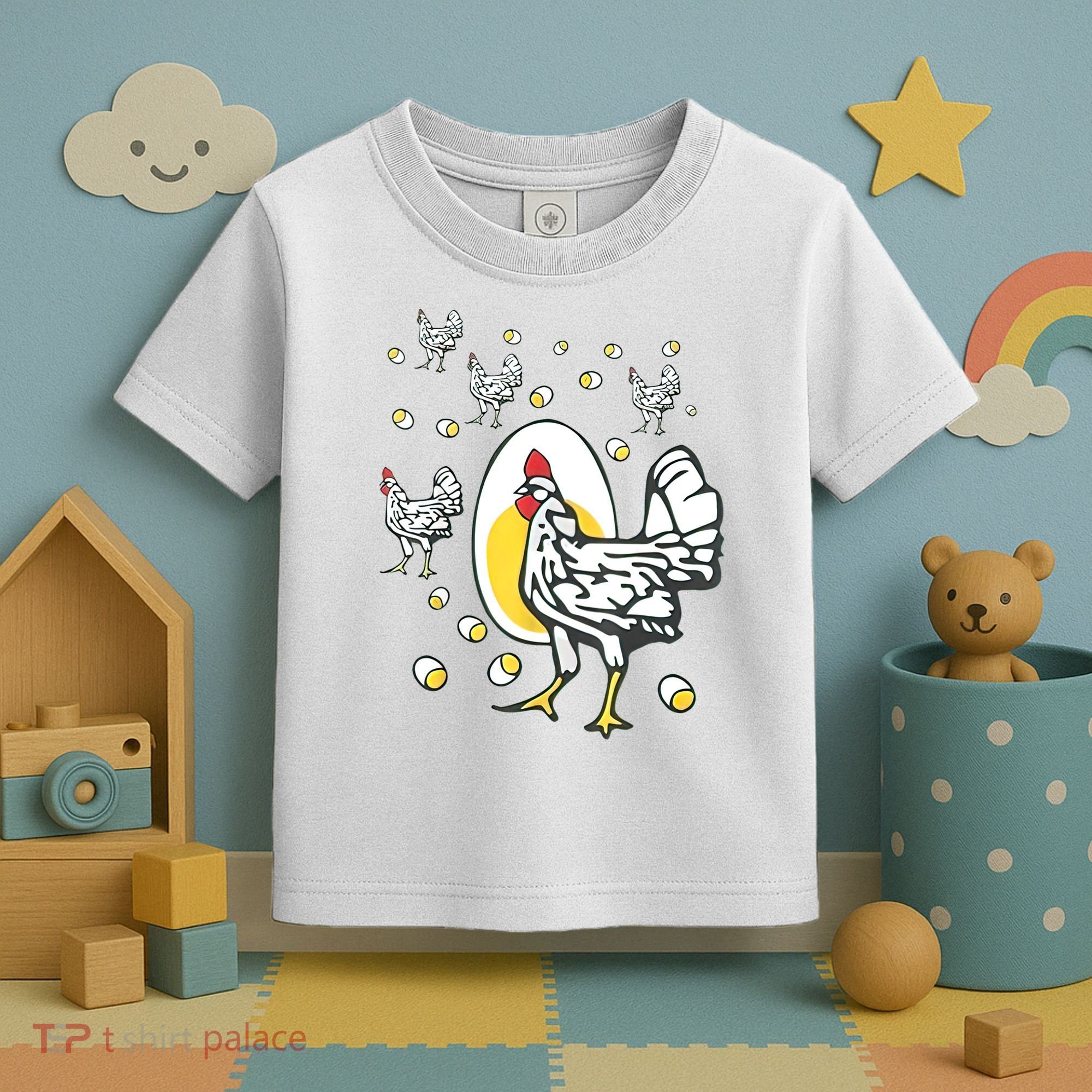 Roseanne Chicken Funny Roseanne Rooster And Egg Toddler T-Shirt