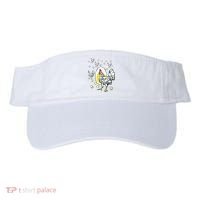 Roseanne Chicken Funny Roseanne Rooster And Egg Visor thumb 0