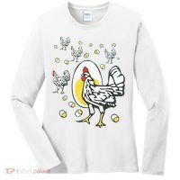 Roseanne Chicken Funny Roseanne Rooster And Egg Women's Long Sleeve Shirt thumb 0