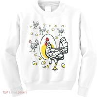 Roseanne Chicken Funny Roseanne Rooster And Egg Kids Sweatshirt thumb 0