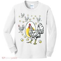 Roseanne Chicken Funny Roseanne Rooster And Egg Kids Long Sleeve Shirt thumb 0