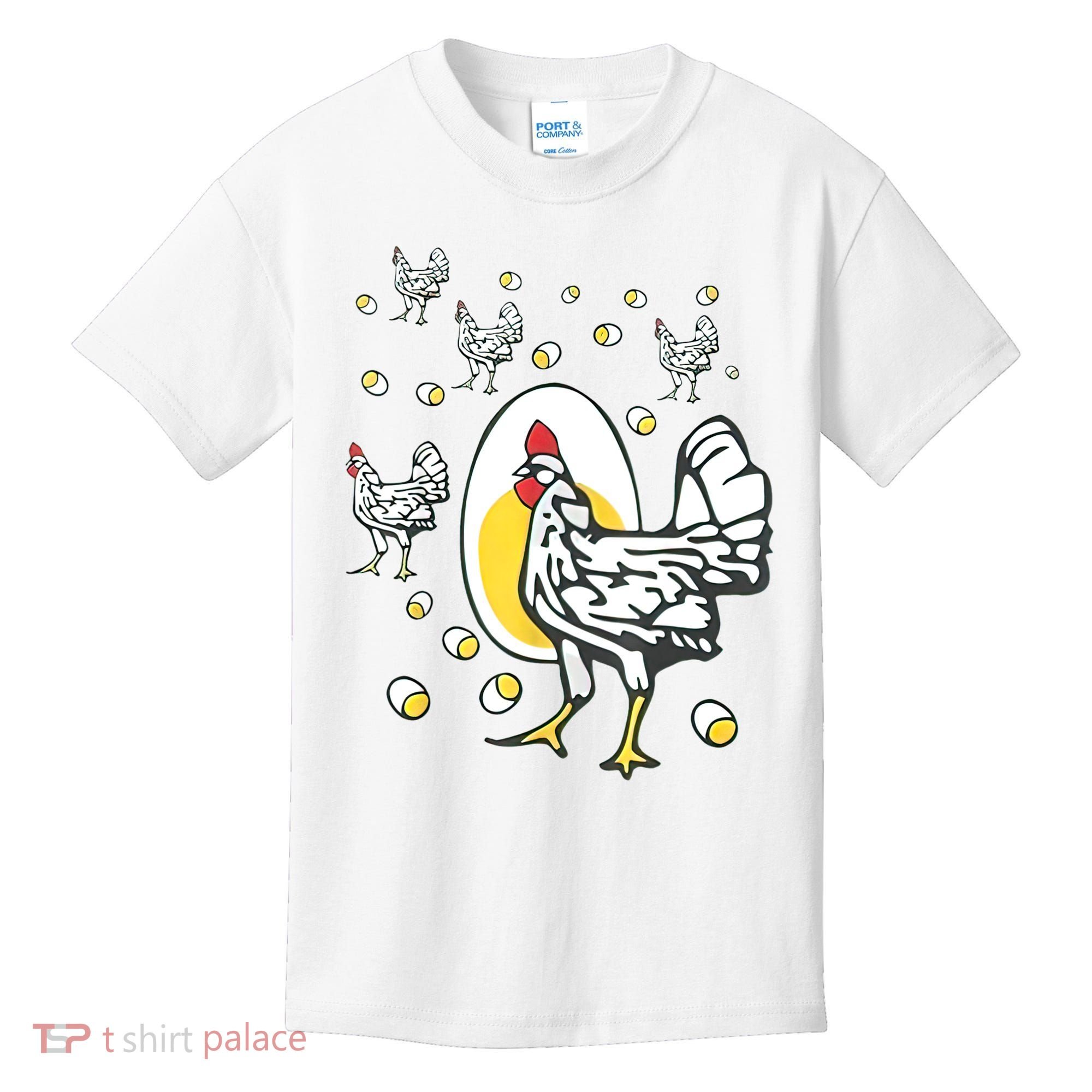 Roseanne Chicken Funny Roseanne Rooster And Egg Kids T-Shirt
