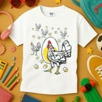 Roseanne Chicken Funny Roseanne Rooster And Egg Kids T-Shirt thumb 3
