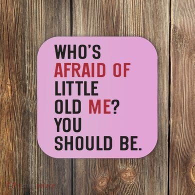 Retro Concert Funny Slogan Coaster