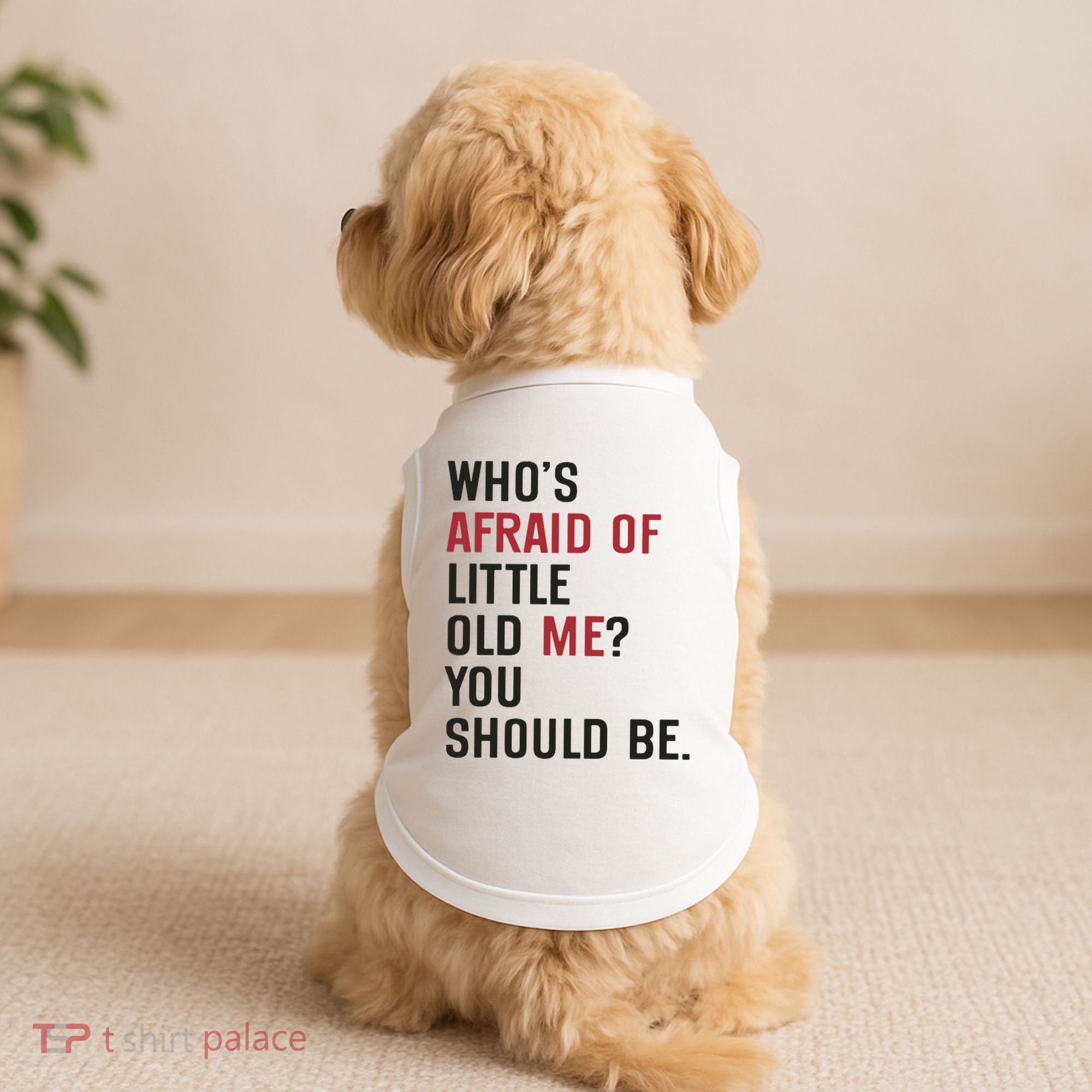 Retro Concert Funny Slogan Doggie Tank