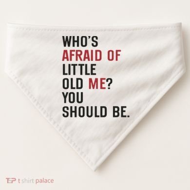 Retro Concert Funny Slogan USA-Made Doggie Bandana