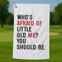 Retro Concert Funny Slogan Golf Towel thumb 1