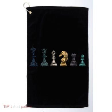 Retro Chess Funny Gift Golf Towel