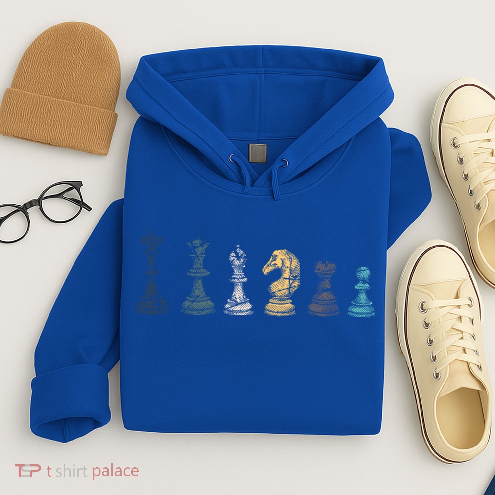 Retro Chess Funny Gift Hoodie