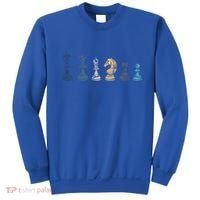 Retro Chess Funny Gift Sweatshirt thumb 0