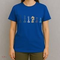 Retro Chess Funny Gift T-Shirt thumb 4