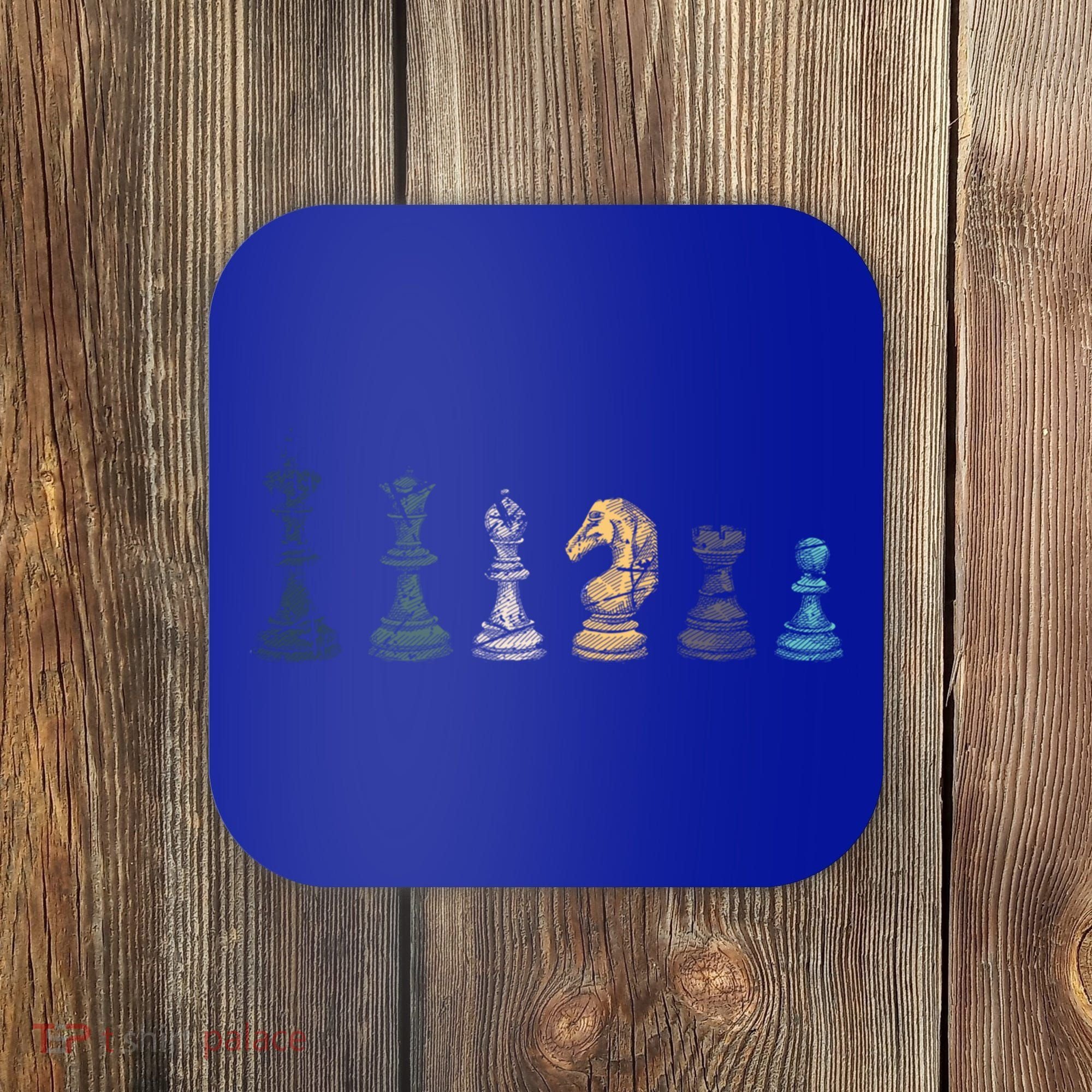 Retro Chess Funny Gift Coaster