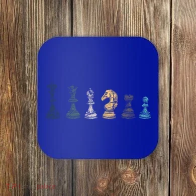Retro Chess Funny Gift Coaster