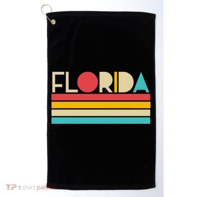 Retro Colors Florida Golf Towel