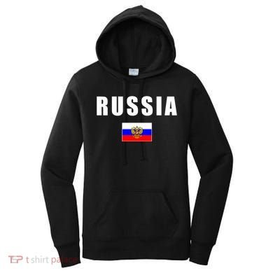 Russia Country Flag Women's Hoodie